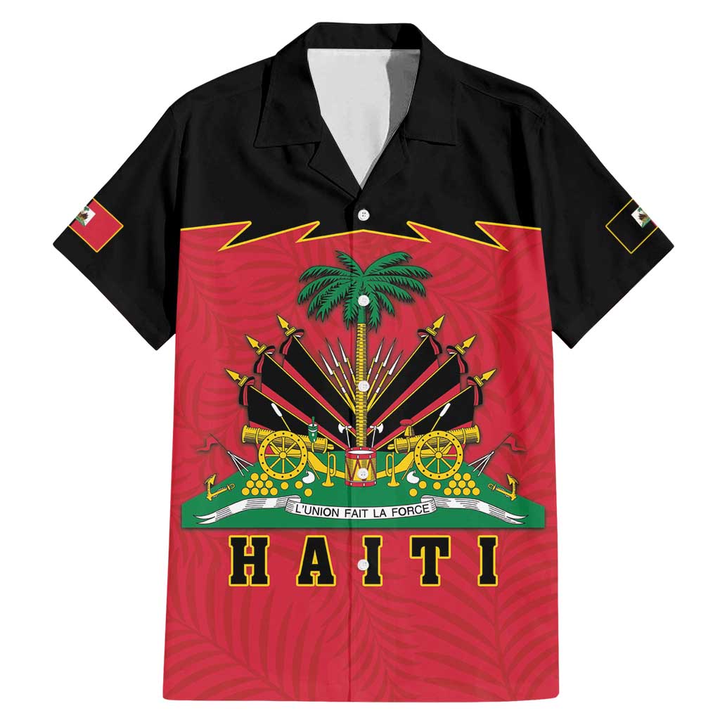 Personalized Haiti 1964 Family Matching Mermaid Dress and Hawaiian Shirt Coat Of Arms Flag Style