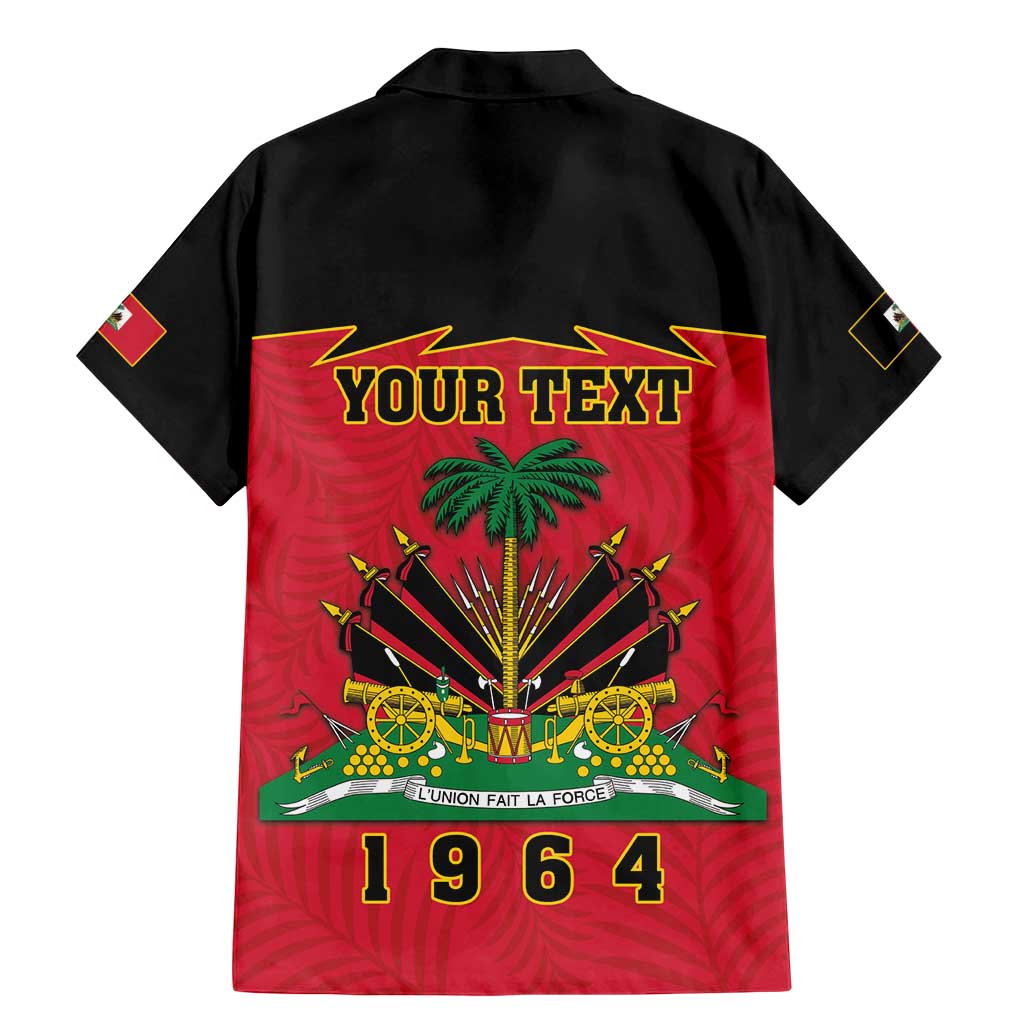 Personalized Haiti 1964 Family Matching Mermaid Dress and Hawaiian Shirt Coat Of Arms Flag Style