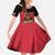 Personalized Haiti 1964 Family Matching Off The Shoulder Long Sleeve Dress and Hawaiian Shirt Coat Of Arms Flag Style