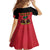Personalized Haiti 1964 Family Matching Off The Shoulder Long Sleeve Dress and Hawaiian Shirt Coat Of Arms Flag Style