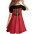 Personalized Haiti 1964 Family Matching Off Shoulder Short Dress and Hawaiian Shirt Coat Of Arms Flag Style