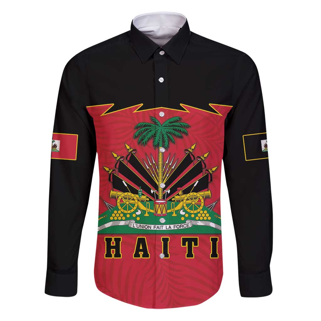 Personalized Haiti 1964 Family Matching Puletasi and Hawaiian Shirt Coat Of Arms Flag Style