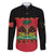 Personalized Haiti 1964 Family Matching Short Sleeve Bodycon Dress and Hawaiian Shirt Coat Of Arms Flag Style