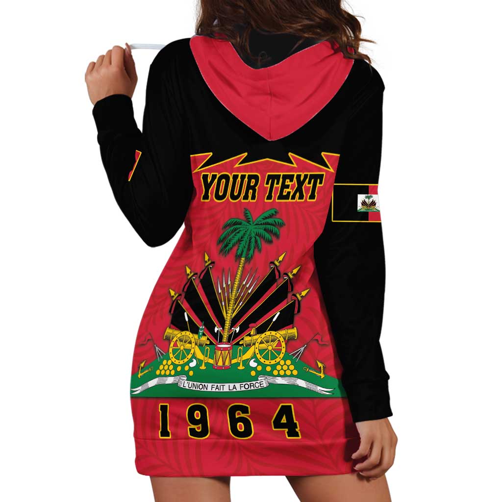 Personalized Haiti 1964 Hoodie Dress Coat Of Arms Flag Style