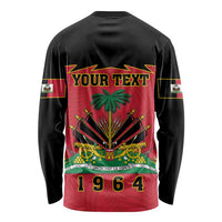 Personalized Haiti 1964 Long Sleeve Shirt Coat Of Arms Flag Style