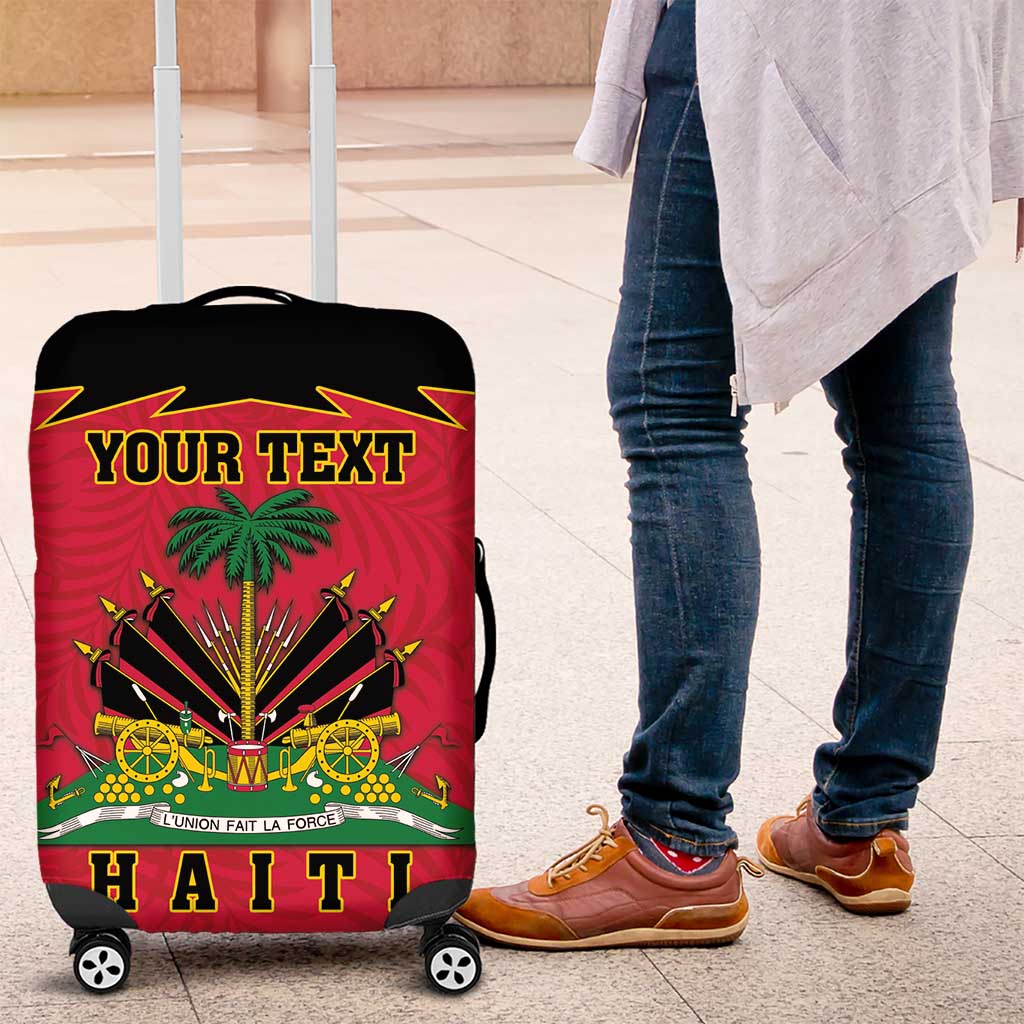 Personalized Haiti 1964 Luggage Cover Coat Of Arms Flag Style