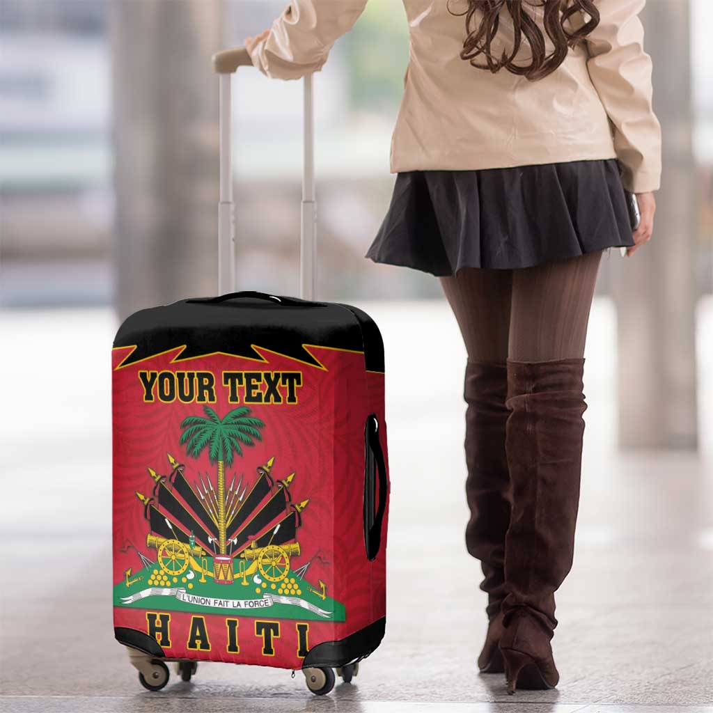 Personalized Haiti 1964 Luggage Cover Coat Of Arms Flag Style