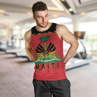 Personalized Haiti 1964 Men Tank Top Coat Of Arms Flag Style