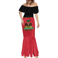 Personalized Haiti 1964 Mermaid Dress Coat Of Arms Flag Style