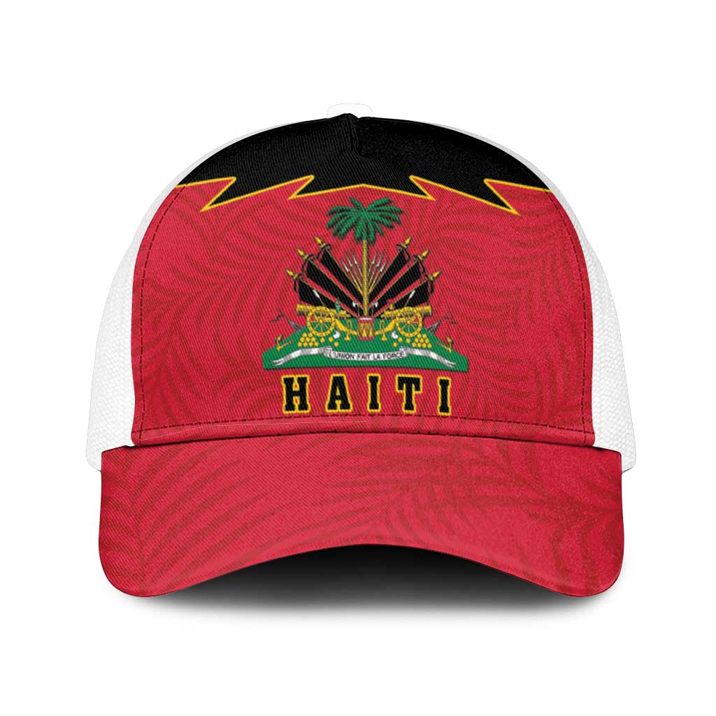 Haiti 1964 Mesh Trucker Cap Coat Of Arms Flag Style - Wonder Print Shop