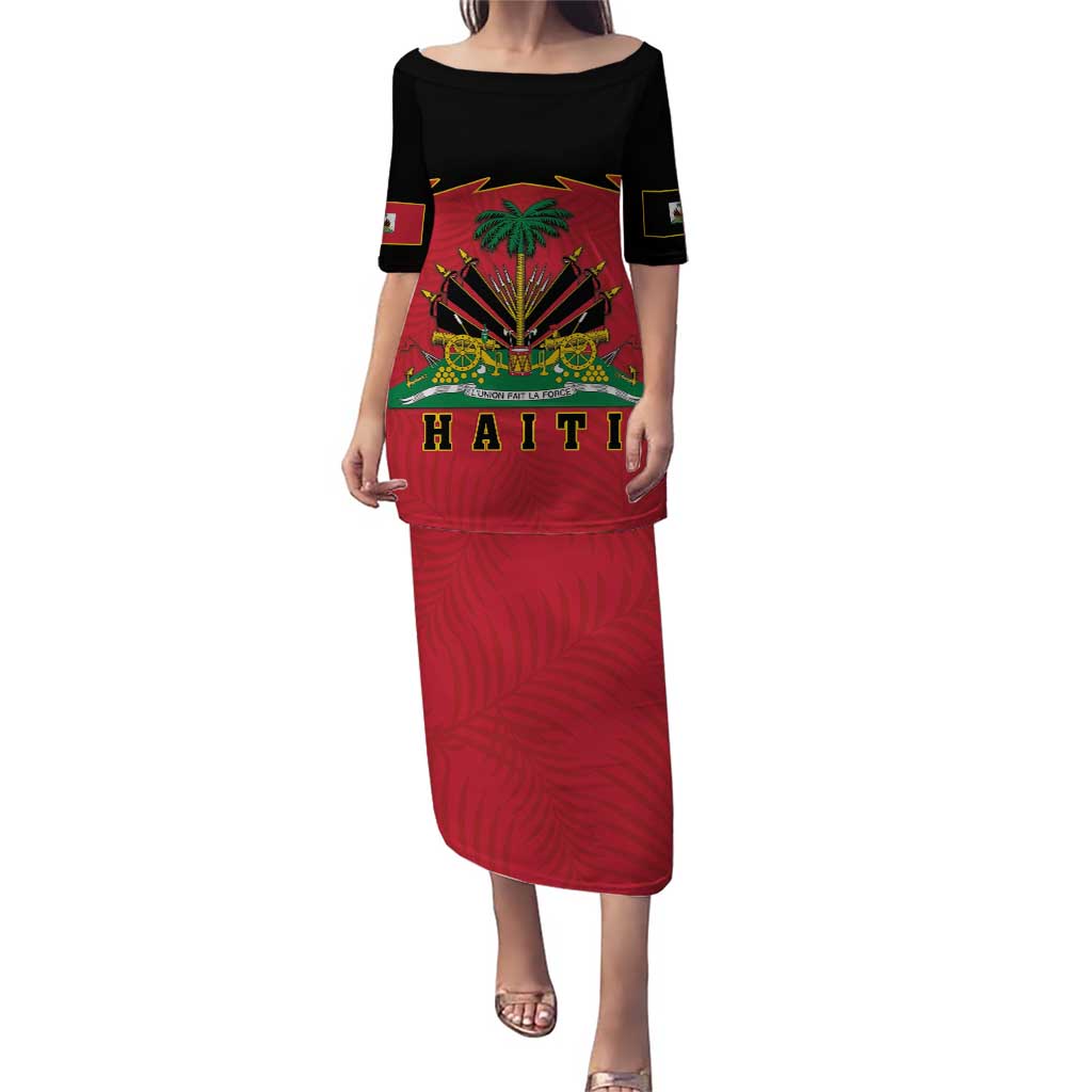 Personalized Haiti 1964 Puletasi Coat Of Arms Flag Style