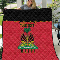 Personalized Haiti 1964 Quilt Coat Of Arms Flag Style