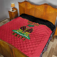 Personalized Haiti 1964 Quilt Coat Of Arms Flag Style