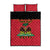 Personalized Haiti 1964 Quilt Bed Set Coat Of Arms Flag Style