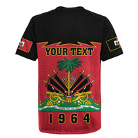Personalized Haiti 1964 Rugby Jersey Coat Of Arms Flag Style