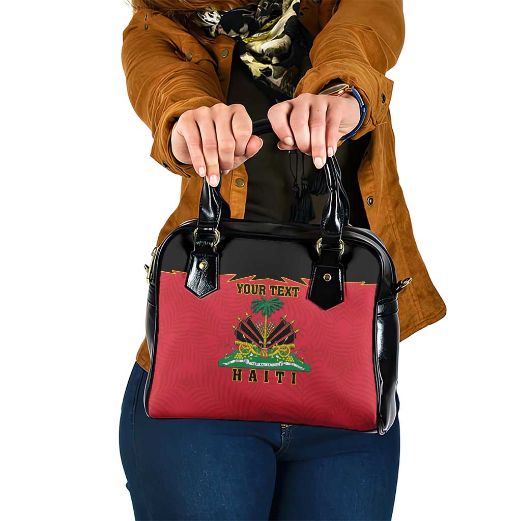 Personalized Haiti 1964 Shoulder Handbag Coat Of Arms Flag Style