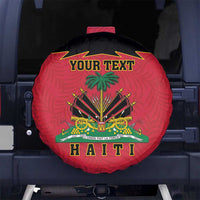 Personalized Haiti 1964 Spare Tire Cover Coat Of Arms Flag Style