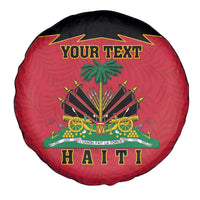 Personalized Haiti 1964 Spare Tire Cover Coat Of Arms Flag Style