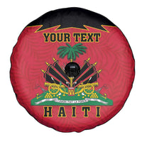 Personalized Haiti 1964 Spare Tire Cover Coat Of Arms Flag Style