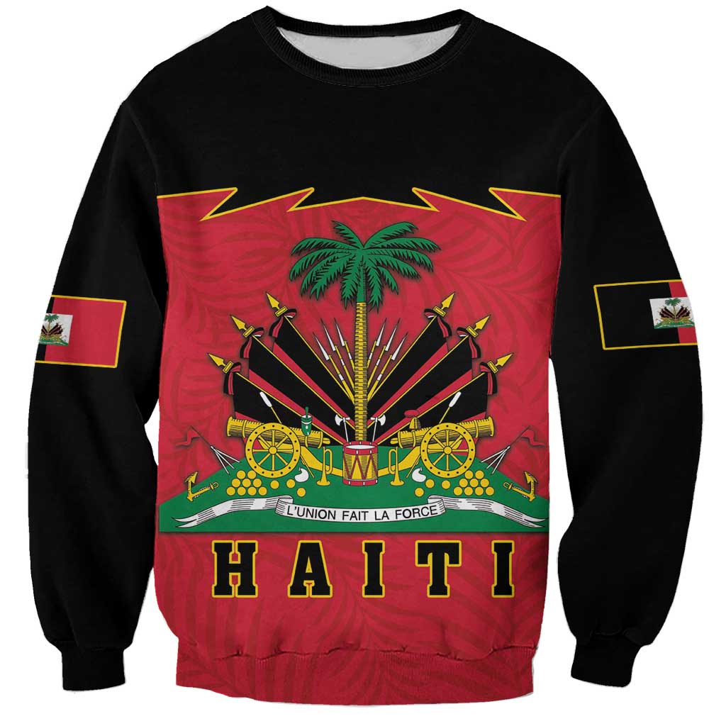 Personalized Haiti 1964 Sweatshirt Coat Of Arms Flag Style