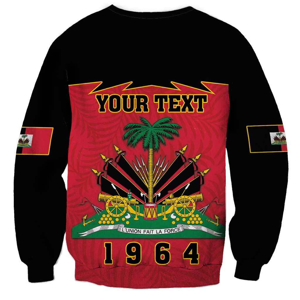 Personalized Haiti 1964 Sweatshirt Coat Of Arms Flag Style