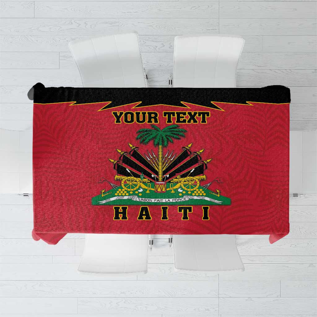 Personalized Haiti 1964 Tablecloth Coat Of Arms Flag Style