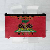 Personalized Haiti 1964 Tablecloth Coat Of Arms Flag Style