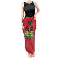 Personalized Haiti 1964 Tank Maxi Dress Coat Of Arms Flag Style