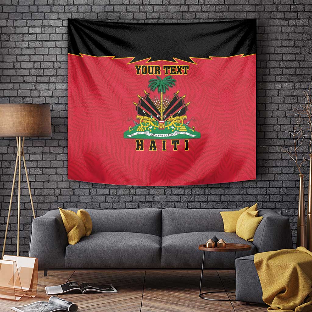 Personalized Haiti 1964 Tapestry Coat Of Arms Flag Style
