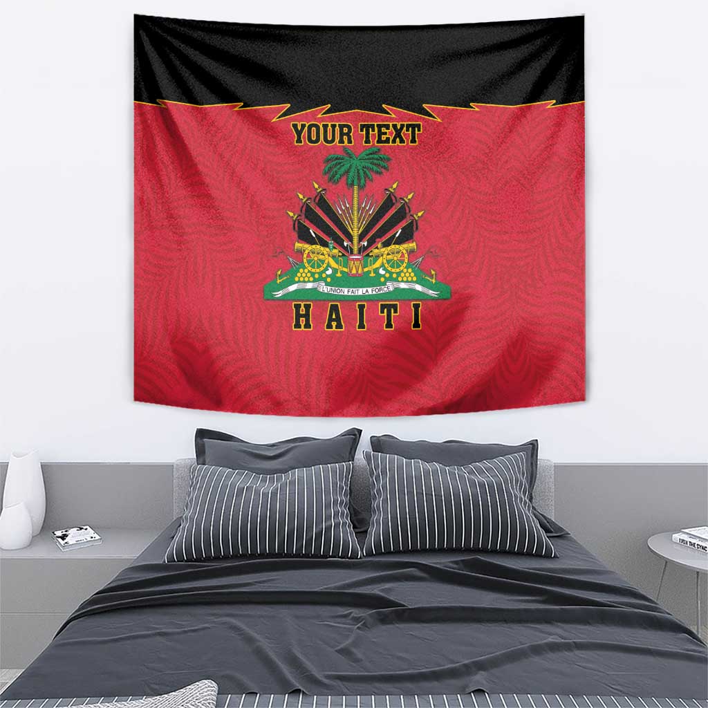 Personalized Haiti 1964 Tapestry Coat Of Arms Flag Style