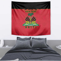 Personalized Haiti 1964 Tapestry Coat Of Arms Flag Style