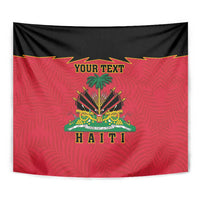 Personalized Haiti 1964 Tapestry Coat Of Arms Flag Style