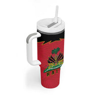 Personalized Haiti 1964 Tumbler With Handle Coat Of Arms Flag Style