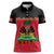 Personalized Haiti 1964 Women Polo Shirt Coat Of Arms Flag Style