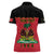 Personalized Haiti 1964 Women Polo Shirt Coat Of Arms Flag Style