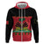 Personalized Haiti 1964 Zip Hoodie Coat Of Arms Flag Style