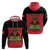 Personalized Haiti 1964 Zip Hoodie Coat Of Arms Flag Style
