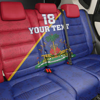Custom Haiti Football Back Car Seat Cover Les Grenadiers
