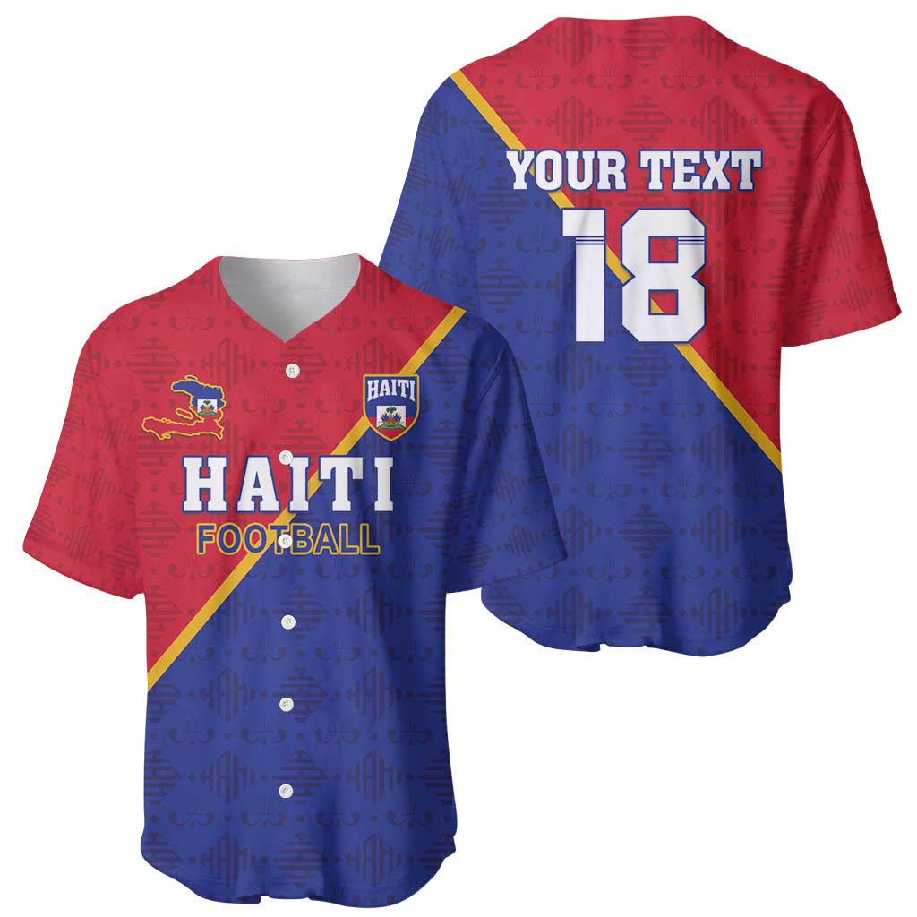 Custom Haiti Football Baseball Jersey Les Grenadiers