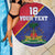 Custom Haiti Football Beach Blanket Les Grenadiers