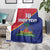 Custom Haiti Football Blanket Les Grenadiers