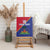 Custom Haiti Football Canvas Wall Art Les Grenadiers