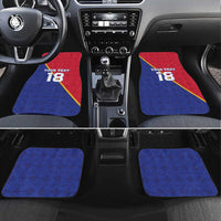 Custom Haiti Football Car Mats Les Grenadiers
