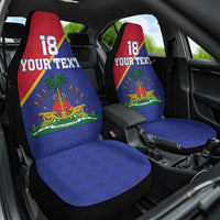 Custom Haiti Football Car Seat Cover Les Grenadiers