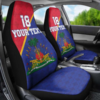 Custom Haiti Football Car Seat Cover Les Grenadiers