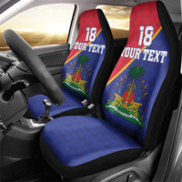 Custom Haiti Football Car Seat Cover Les Grenadiers