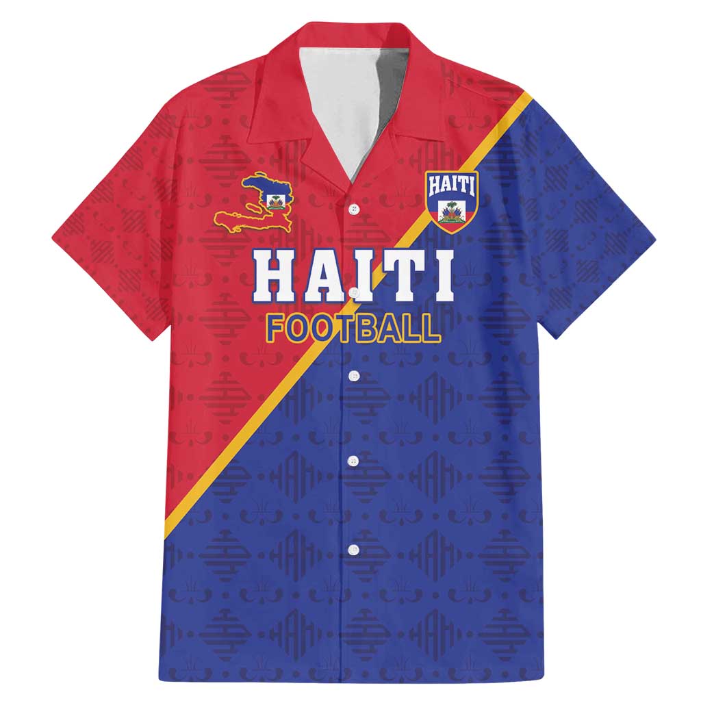 Custom Haiti Football Family Matching Mermaid Dress and Hawaiian Shirt Les Grenadiers