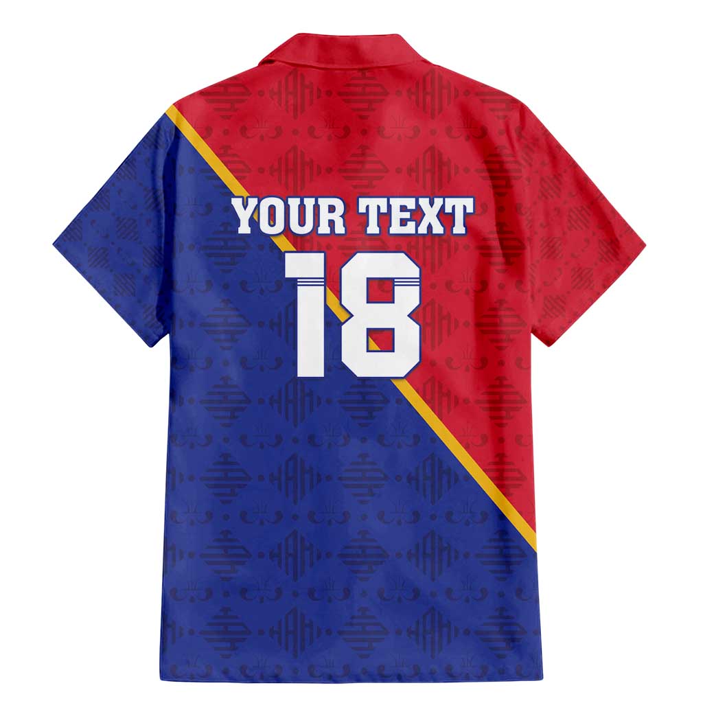 Custom Haiti Football Family Matching Mermaid Dress and Hawaiian Shirt Les Grenadiers