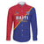 Custom Haiti Football Family Matching Puletasi and Hawaiian Shirt Les Grenadiers