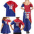 Custom Haiti Football Family Matching Summer Maxi Dress and Hawaiian Shirt Les Grenadiers